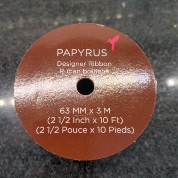 PAPYRUS Party Holiday Paper Destiny Craft Ribbon lot of 3 silver lace gold pink - Picture 6 of 8